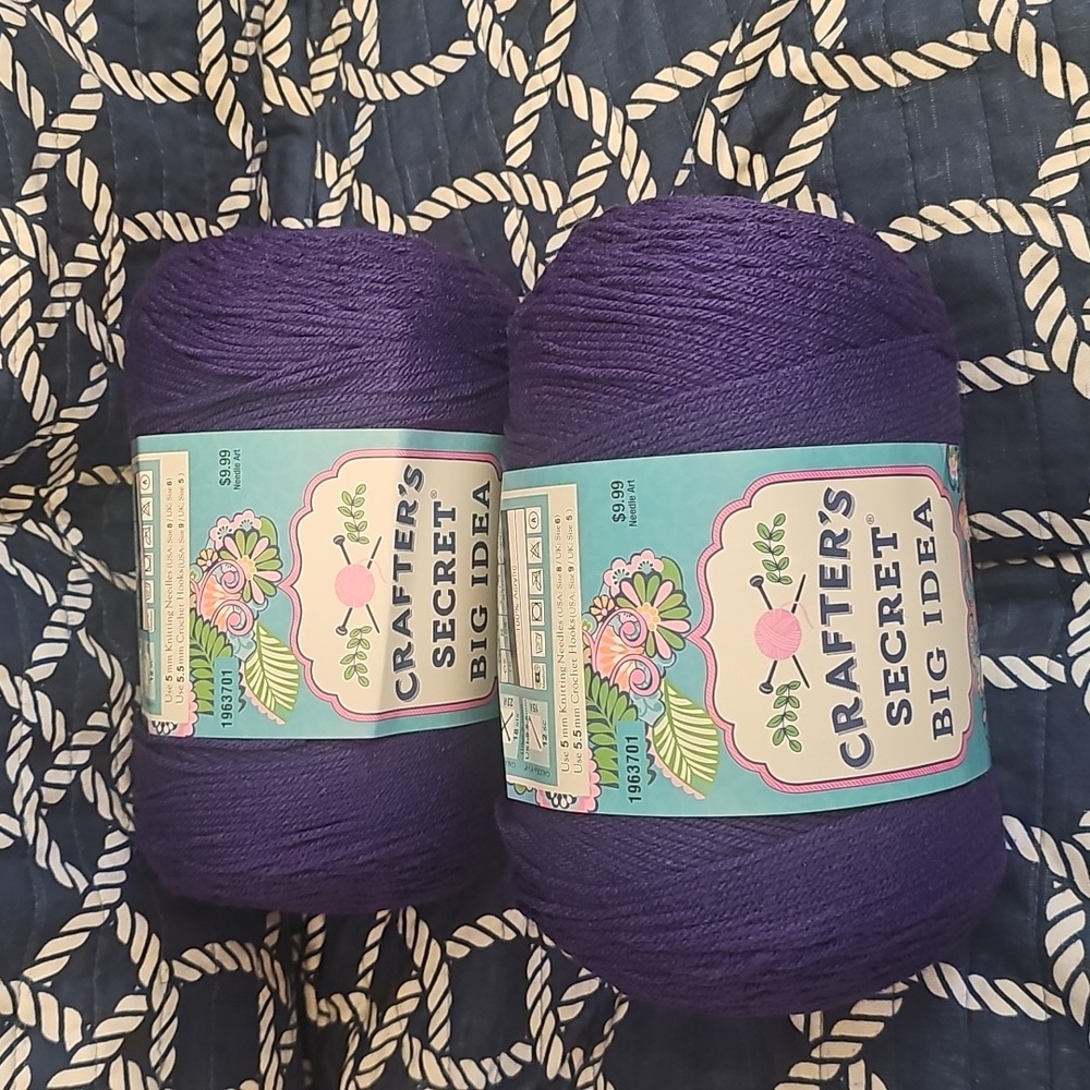 Crafter's Secret Purple Yarn